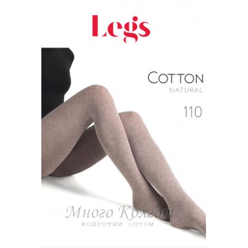 Теплые колготки Legs Cotton 110