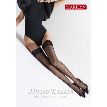 Чулки в горошек Marilyn Coco W14