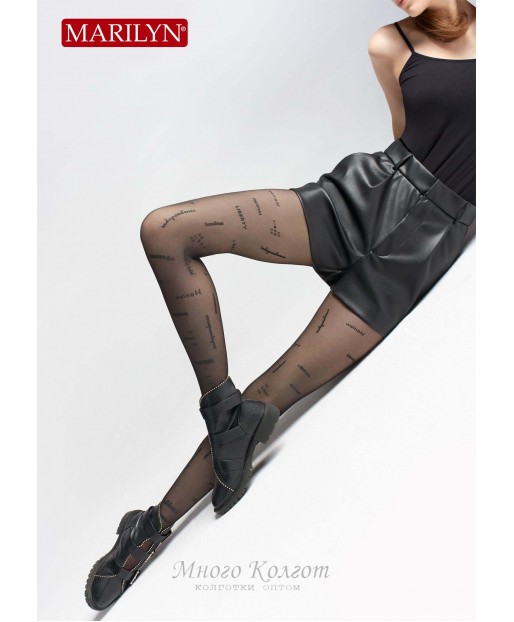 Колготки с узором Marilyn Liberty W10