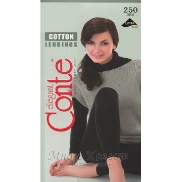 Хлопковые леггинсы Conte Cotton 250 den Leggings