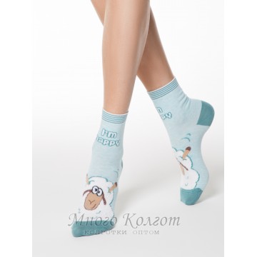 Женские носки Conte Elegant Happy "Барашек" 423